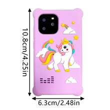 Süßes tragbares Kinder-Spielzeug-Telefon mit 32GB Karte, 2,8 Zoll HD Touchscreen Reisetelefon, Dual-Kamera für Selfies mit lustigen Foto-Stickern, Geschenkset für Feiertage für Kinder von 3-10 Jahren