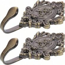 BESPORTBLE 2Pcs Hooks Hook Durable Hook Curtain Hooks Curtain Tieback Vintage Hook Alloy Hook For Hotel Bathroom Home