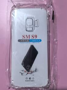 1pc Transparent Four-Corner Anti-Drop Case, Compatible With Samsung Series, Samsung Phone Transparent Four-Corner Anti-Drop Case, Phone Case, Protective Cover, Phone Shell, Phone Sleeve, Anti-Drop Phone Case, Transparent Phone Case, Minimalist Phone Case, Solid Color Phone Case, Transparent Phone Case, TPU Phone Case Anti-Drop (Military-Grade Anti-Drop)