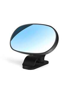 1pc Clip/Suction Cup Rear View Mirror, Universal Car Mounted Auxiliary Mirror For Baby Observation, Child Rearview Mirror For Backseat - Black - View 8