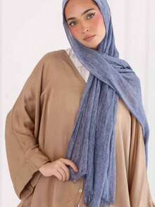 Crinkle Textured Rayon Wrinkle Hijab Scarves Crepe Long Hijab For Lady Rayon Wrinkle Hijab Women Scarf For Dress