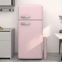 1 Roll 15.74*39.37/118.11/196.85/393.7 Inch Vinyl Matte Self-Adhesive Wallpaper, Refrigerator Renovation Decoration Stickers Decals, Sticky Wallpaper, Kitchen Decoration, Cabinets, Dining Tables, Dressing Tables, Work Surfaces, Home Decoration, Easy To Peel Off And Install, Refrigerator Wallpaper, Wall Decor, Room Decor - Multicolor - View 5