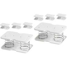 Spring-Loaded Tissue Box Holder, Automatic Pop-Up Napkin Dispenser For Desk And Kitchen, A Seamless One-Handed Desktop Accessory That Delivers Napkins With A Gentle Press, Designed To Reduce Clutter And Enhance Workspace Aesthetics, Perfect For Home Office, Kitchen Counter, Dining Table, Living Room, Craft Room, And Reception Areas, Ideal Spring-Cleaning Gift For Mother's Day, Birthdays, And Housewarmings, Featuring A , Quiet Mechanism And Smooth One-Handed Operation For Everyday Convenience And Neat Presentation. - Multicolor - View 2