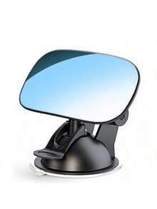1pc Clip/Suction Cup Rear View Mirror, Universal Car Mounted Auxiliary Mirror For Baby Observation, Child Rearview Mirror For Backseat - Black - View 9