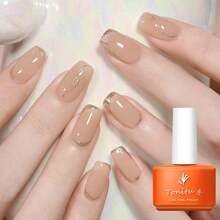 Tonitu g. Tonitu G 7ml Gelee Gel Nagellack - Nude Pink Rose Lila Rot Grau Burgund Braun, Abweichbar, UV/LED Aushärtung, transluzentes mintgrünes milchiges Semi-Permanentes Gel Nagellack für Maniküre Zuhause Salon & Nagelkunst, Geschenk für Frauen Nägel - 03 - Übersicht 3