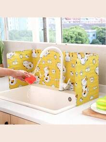 Aluminium Küchenspritzschutz, antihaftbeschichteter Pfannenspritzschutz, Metall-Küchenspritzschutz, Küchengas-Herdschutz, hitzebeständiger Ölschutz, unverzichtbares Kochzubehör, faltbar, ohne Lebensmittelkontakt, Öl- und Hitzeschutz, geeignet für Gasöfen, Kochschutz, Spritzschutz