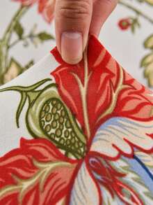 1 件装饰折叠沙发床罩，牛奶丝面料，防滑弹性通用型 3 座，花卉印花，4 种颜色，完美适合折叠沙发床，适合春季、夏季、秋季、冬季 - 彩色 - 查看 7