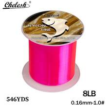 Chelesh 500m Nylon Monofilament Fishing Line, Available In Olive Green, Burgundy, Transparent, And Rose Red Colors, Parallel Winding Craft, High Strength, Good Water Cutting Performance, Multiple Strengths Available, Fishing Gift, Suitable For Beading And DIY Handcraft - Multicolor - View 44