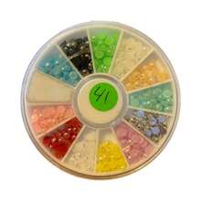 Vitalis Wheel With Decorative Gems For Nails - Pink - View 8