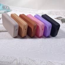 Large Capacity Multi-Functional Silicone Coin Purse, Phone Pouch, Lipstick Case, Bank Card Holder, Glasses Case, Access Card Holder, Portable Storage Bag For Cables, Earphones, Cosmetics, Small Handbag,Pouch,Makeup Pouch,Travel Essential - Multicolor - View 2