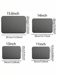 New Simple & Lightweight Large Capacity Laptop Bag, Suitable For Carrying 11"/13"/14" Tablets, Laptops, Power Banks, Phones, Etc. Fashion Travel Computer Organizerlaptop Bag For Women Mac Book Case College Essentials Back To School Laptop Sleeve - Multicolor - View 2