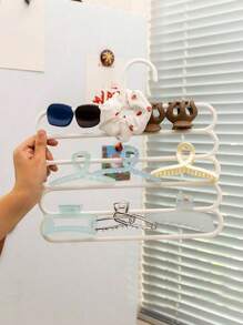 3件装/1件套发夹收纳架，壁挂式大容量多层宿舍发夹和发带收纳架，性别揭晓派对、生日、婚礼、聚会完美之选，送给同事、朋友和家人的完美礼物，返校必备 - 彩色 - 查看 9