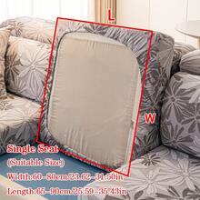 1pc All Season Jacquard Plush Anti-Slip Sofa Cushion Cover, Soft & Skin-Friendly Modern Minimalist Style, Pet-Proof Elastic Sofa Slipcover, Suitable For L-Shaped Combination Sofa And 1/2/3/4 Seat Sofa (Sold Individually) - Grey - View 12