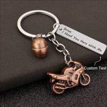 Customized Laser Engraved Text/Pattern Motorcycle Model Pendant Keychain, Club/Competition Souvenir Small Gift, "Drive" Keychain - Motorcycle Series - View 18