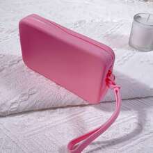 Large Capacity Multi-Functional Silicone Coin Purse, Phone Pouch, Lipstick Case, Bank Card Holder, Glasses Case, Access Card Holder, Portable Storage Bag For Cables, Earphones, Cosmetics, Small Handbag,Pouch,Makeup Pouch,Travel Essential - Multicolor - View 17