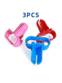 5pcs/3pcs/1pc Blue Balloon Tying Clip, Party Decoration Balloon Tying Tool For Wedding, Birthday, Latex Balloons