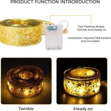 1-częściowy sznur świetlny w kształcie wstążki choinkowej, zasilany bateriami LED (baterie nie są dołączone), światło stałe/migające, girlanda ze wstążki choinkowej, odpowiednia do domu, na imprezę świąteczną, do wewnątrz i na zewnątrz, dekoracja świąteczna, Święto Dziękczynienia, Boże Narodzenie, dekoracja zimowa, dekoracja świąteczna, wystrój XMAS, choinka, prezent, dekoracja na Święto Dziękczynienia, ślub, wystrój domu, wystrój domu, wystrój jesienny, wystrój jesienny, dekoracje urodzinowe, prezenty, artykuły imprezowe, do wewnątrz i na zewnątrz, ogród, dekoracje świąteczne, dekoracje festiwalowe, dekoracje na Halloween, dekoracje ścienne, ozdoby na Halloween, dekoracje świąteczne, dekoracje XMAS, choinka, prezent, dekoracja na Święto Dziękczynienia, ślub, wystrój domu, wystrój domu, wystrój jesienny, dekoracje jesienne, dekoracje urodzinowe, prezenty, artykuły imprezowe, do wewnątrz i na zewnątrz, ogród, dekoracje świąteczne, dekoracje festiwalowe, dekoracje na Halloween, dekoracje