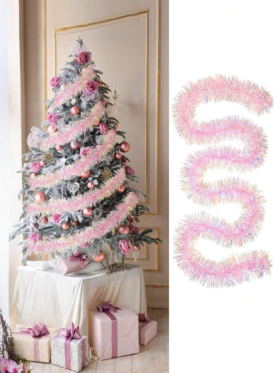 1 Set Decorative Colorful Ribbons, Christmas Decorative Ribbons, Outdoor Garden Decorative Ribbons, Indoor Decor Ribbons