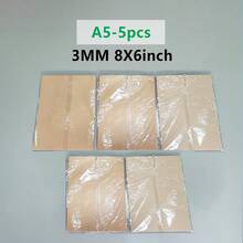 3mm厚A4/A5纹身练习皮，12英寸*8英寸，8*6英寸，双面纹身假皮练习垫，纹身微刀片练习硅胶垫，适合纹身爱好者初学者纹身艺术家 - 杏色 - 查看 15