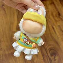 1 Set 17 Cm Doll Clothing Set (No Doll, Shoes, Glasses), Compatible With Labubu,Clothing Set Suitable For 6.7-Inch Doll Set, Fashionable And Unique Hat And Clothing Accessories, Suitable For First/Second/Third Generation Dolls To Play And Display ,Clothing Set Only,(Excluding Dolls And Shoes) - Multicolor - View 14