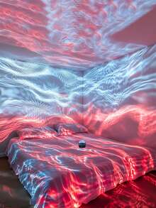 USB Dynamic Water Ripple Projector Light With Remote Control – Vibrant RGB LED Night Projection For Home Decor, Entertainment, And Romantic Ambiance, Safe & Durable ABS Plastic, Entertainment Lighting | Water Ripple Effect | Abs Plastic Body