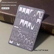 1 Piece Of New Nail Plate Recommended Tool Bow Knot Flower Pattern, Suitable For Nail Pressing Gel Nail Set Nail Products In Nail Salon