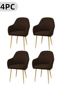 Waterproof Curved Back Chair Covers Modern With Armrest, Stretch Accent Dining Room Chairs Covers Slipcovers, Office Desk Chair Covers, Swivel Armchair Cover Protector For Vanity Living Room - Multicolor - View 20