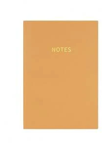1 Stück 200 Seiten Notizbuch in gedämpften Farben im A5 Format, hochwertigem PU Ledereinband, minimalistisches Design, Tagebuch, Büronotizblock