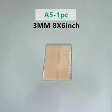 3mm厚A4/A5纹身练习皮，12英寸*8英寸，8*6英寸，双面纹身假皮练习垫，纹身微刀片练习硅胶垫，适合纹身爱好者初学者纹身艺术家 - 杏色 - 查看 16