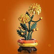 Bộ đồ chơi xếp hình MOC chủ đề cây cối - Hoa mai/Hoa cúc/Hoa lan/Cây trúc may mắn, bộ xếp hình hoa dành cho người lớn, bộ đồ trang trí nhà cửa tự làm thủ công - Quà tặng sinh nhật/Giáng sinh/Halloween/Ngày lễ tình nhân/Ngày của Mẹ - Nhiều màu - Xem 13