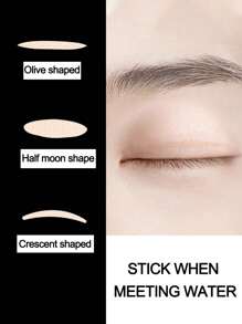 240 szt., 5 arkuszy papieru, które przylegają do wody, niewidoczna siateczka, koronkowy podwójny plaster na powieki, bez kleju, długotrwały model, naturalny plaster upiększający, makijaż, tani, wystrój pokoju, toaletka, podróże, sypialnia, akcesoria do makijażu