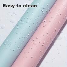 1 Roll 15.74*39.37/118.11/196.85/393.7 Inch Vinyl Matte Self-Adhesive Wallpaper, Refrigerator Renovation Decoration Stickers Decals, Sticky Wallpaper, Kitchen Decoration, Cabinets, Dining Tables, Dressing Tables, Work Surfaces, Home Decoration, Easy To Peel Off And Install, Refrigerator Wallpaper, Wall Decor, Room Decor - Multicolor - View 9