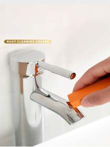 1 件神奇除垢除锈剂 - 优质橡胶橡皮擦，适用于浴室玻璃、厨房锅具水垢、轻松的家用清洁工具 - 彩色 - 查看 4