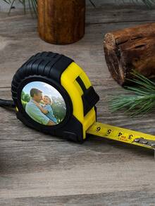 1pc Acrylic Customized Photo 5M Retractable Ruler, Meaningful Gift For Dad, Grandpa, Him, Husband, Personalized Photo Ruler - Five-meter Tape Measure Naked - View 6