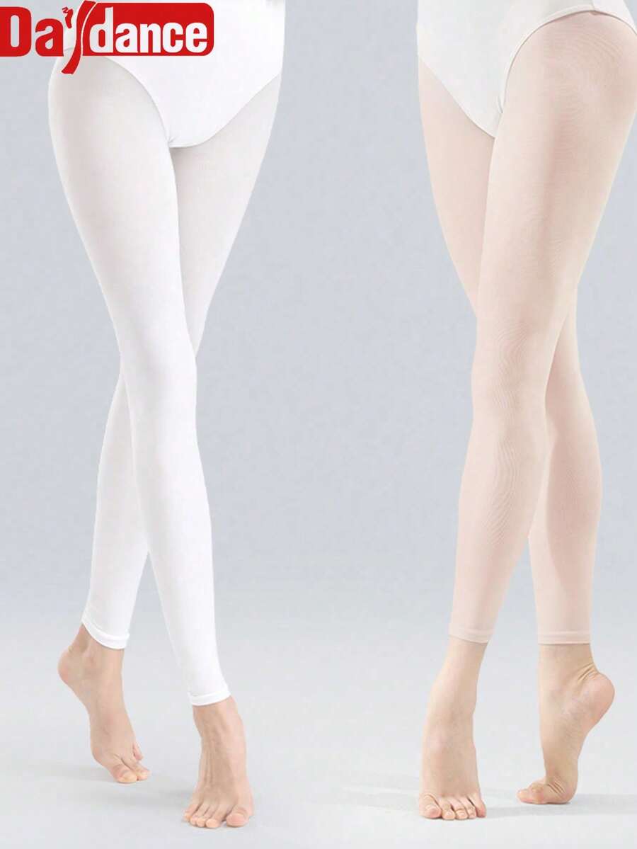 Daydance 专业女士 60D 芭蕾紧身裤 女童柔软超细纤维芭蕾连裤袜 芭蕾舞袜 紧身裤 - 彩色 - 查看 1