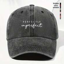 Unisex Baseball Cap - Adjustable Strap, Lightweight Vintage Washed Style Hat, Suitable For Daily Casual And Formal Outfits - Four Seasons Comfortable Fit, Adjustable Baseball Cap, Comfortable Headwear - 卡其色 - 查看 1