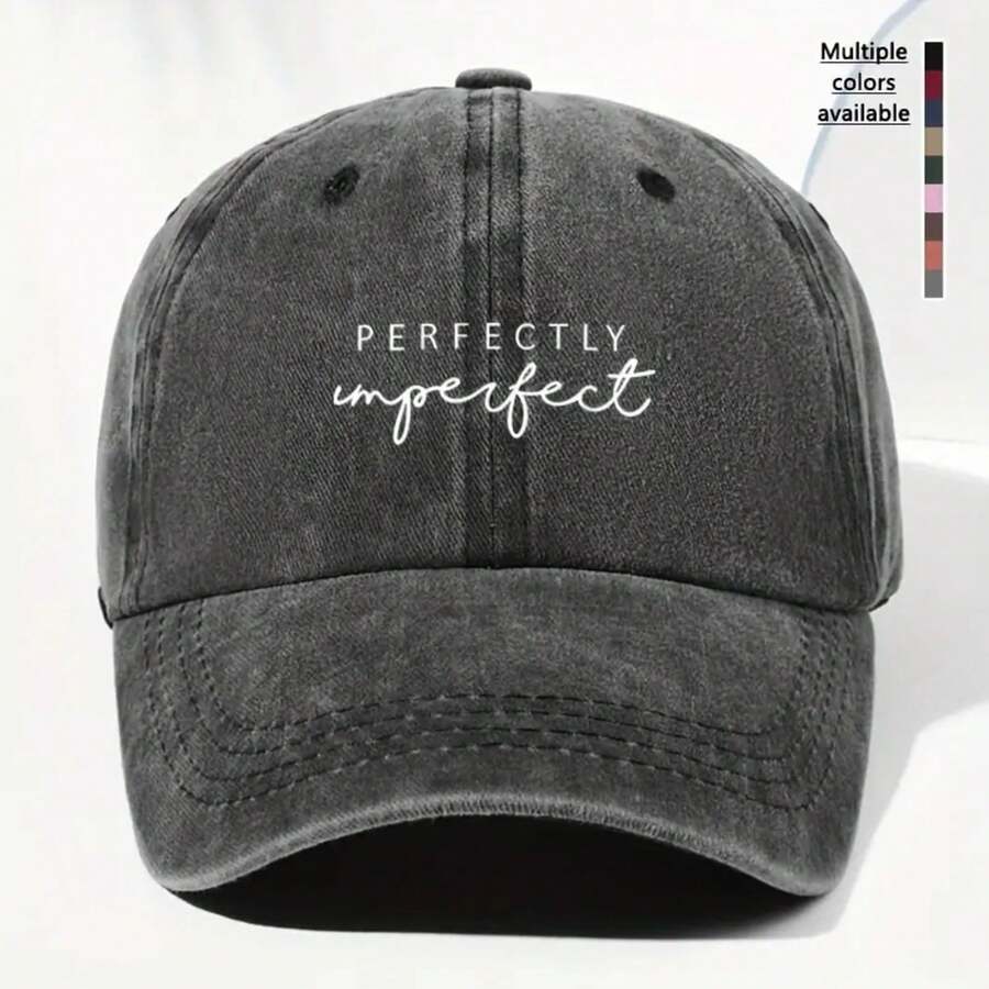 Unisex Baseball Cap - Adjustable Strap, Lightweight Vintage Washed Style Hat, Suitable For Daily Casual And Formal Outfits - Four Seasons Comfortable Fit, Adjustable Baseball Cap, Comfortable Headwear - 卡其色 - 查看 1