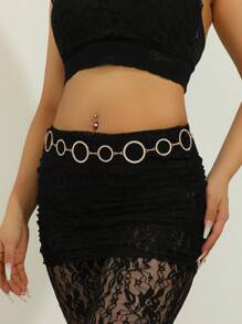 大码波西米亚复古花卉腰链秋季、秋季、万圣节