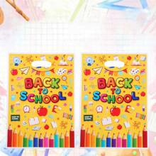 30 piezas Bolsas de regalo para volver a la escuela, suministros de empaquetado de obsequios de fiesta, bolsas de plástico para empaquetar regalos, suministros de envoltura de regalos, bolsas de tela, bolsas de almacenamiento, suministros de fiesta de vacaciones, suministros de empaquetado de fiesta de cumpleaños