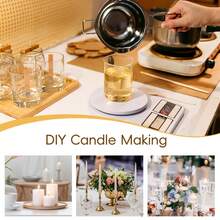 8 块白色纯蜂蜡块 - 高品质蜡模材料，适用于 DIY 工艺品、蜡烛制作和手工护肤品，无需电源，工艺用品，传统工艺，自然外观 - 白色 - 查看 5