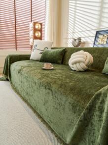 1 Piece Of Chenier Sofa Cover, Sofa Blanket, Anti Slip Furniture Protection Cover, Dog Cover, Pet Cover, Machine Washable, Excluding Pillow, Sofa Cover, Large Sofa, Sofa Bed, Coconut, Sofa Cover