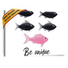 1pc 30*40cm(12x16inch) Vintage Abstract Framed Canvas Painting Art Print Be Unique Fishes Themed Elegant Canvas Painting Art Perfect For Living Room Bedroom And Office Ideal Gift For Any OccasionStretched And Framed Ready To Hang.