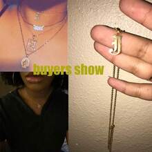 1pc Old English Initial Necklace Personalized 26 Letter A-Z Name Pendant Necklace For Women Stainless Steel Jewelry Birthday Gifts