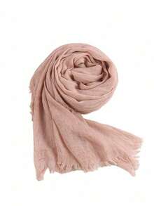 Crinkle Textured Rayon Wrinkle Hijab Scarves Crepe Long Hijab For Lady Rayon Wrinkle Hijab Women Scarf For Dress