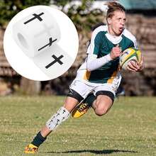 2pcs "+" Sports Wristbands, Suitable For Football And Baseball, White/Black Sports Tape For Gym, Essential Equipment For Athletes Wrist Wrap