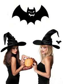 1pc Women's Witch Hat, Wide Brim Costume Accessory For Masquerade Party