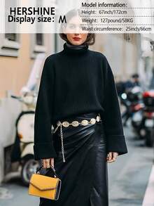 Hershine 2 pezzi set di cintura stile boho retrò western da donna con placca in ferro e catena in vita, accessori di abbigliamento da donna adatti per uso quotidiano, versatili, adatti per riunioni con amici, cene in vacanza, balli, feste, festival musicali, regali per amici, famiglia, madri, fidanzate, compleanni, San Valentino, Festa della Mamma - Multicolore - Visualizzare 4