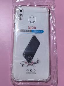 1pc Transparent Four-Corner Anti-Drop Case, Compatible With Samsung Series, Samsung Phone Transparent Four-Corner Anti-Drop Case, Phone Case, Protective Cover, Phone Shell, Phone Sleeve, Anti-Drop Phone Case, Transparent Phone Case, Minimalist Phone Case, Solid Color Phone Case, Transparent Phone Case, TPU Phone Case Anti-Drop (Military-Grade Anti-Drop)