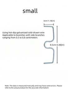 10 قطع من أداة تقويم أغصان الأشجار المثمرة على شكل حرف M، مقص تقليم، مقوم أغصان الأشجار المثمرة، ضاغط أغصان الأشجار المثمرة، مقوم أغصان الأشجار المثمرة، مناسبة للحمضيات والتفاح، مشابك تثبيت النباتات