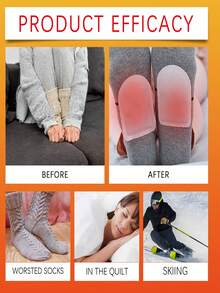 Foot Warmers, Toe Warmers, Foot & Body Heaters, Unisex Heated Insoles, Long-Lasting Heating To Warm Feet And Entire Body
